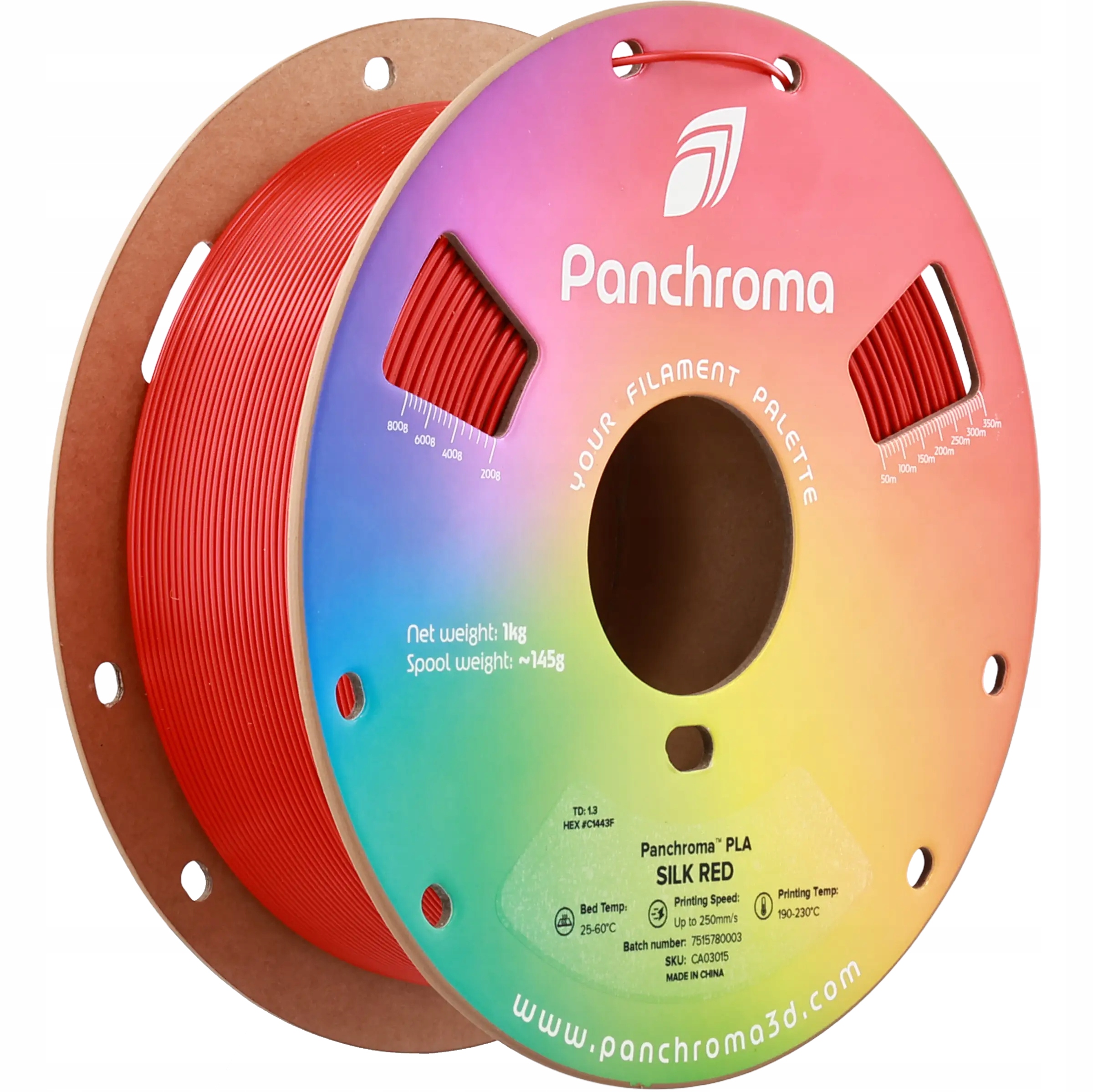Filament Polymaker PLA RED SILK